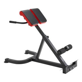 VEVOR Roman Chair Hyperextension Bench, 300 lbs Adjustable Extension Machine, Multi-Function Exercise Equipment for Glute, Hamstring, Lower Back
