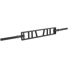 VEVOR Multi-Grip Barbell, 2-inch 3 Positions Swiss Bar, 550 LBS Capacity Heavy Duty Swiss Barbell Training Equipment, with 2 Collars and Knurled
